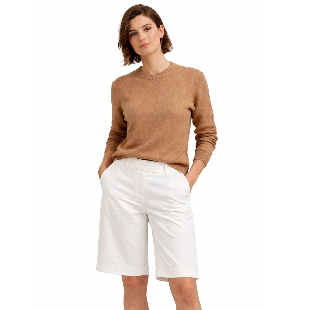 Burberry London Women White Capris Cropped Pants IT 44 M